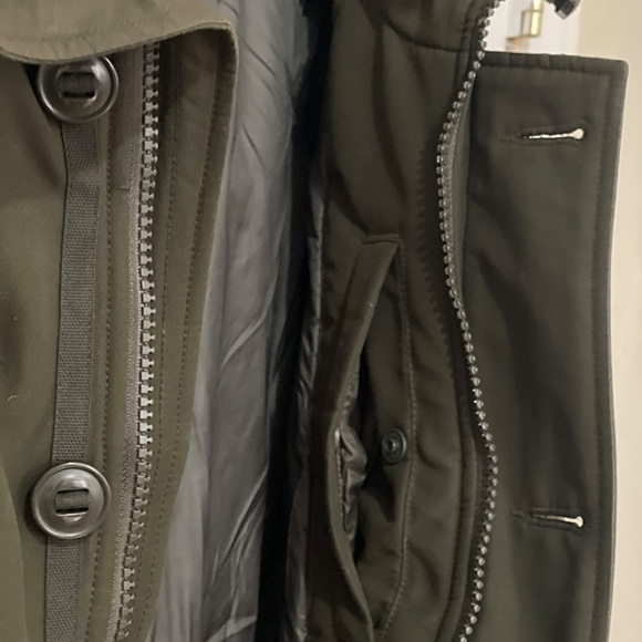 UNIQLO Men’s Ultra Warm Hybrid Down Coat Jacket | XXS / 2XS | Olive - Picture 13 of 14